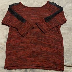 Red and Black Dress Shirt